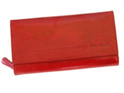 Pierre Cardin Women Leather Wallet/Purse Dark Red-5994