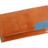 Renato Balestra Leather Women Purse/Wallet Orange Dark Brown-5578