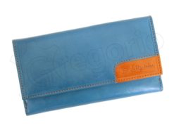 Renato Balestra Leather Women Purse/Wallet Orange Dark Brown-5584