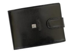 Gino Valentini Man Leather Wallet Black-6702