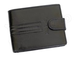 Pierre Cardin Man Leather Wallet Dark Black-4912
