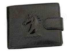 Pierre Cardin Man Leather Wallet with Horse Cognac-5025