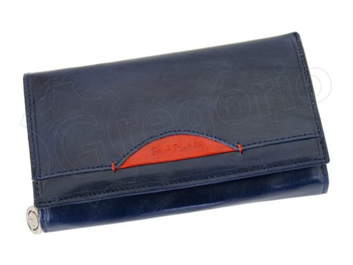 Renato Balestra Leather Women Purse/Wallet Blue Orange-5536