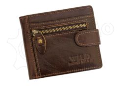 Wild Things Only Unique Leather Wallet Brown-4375