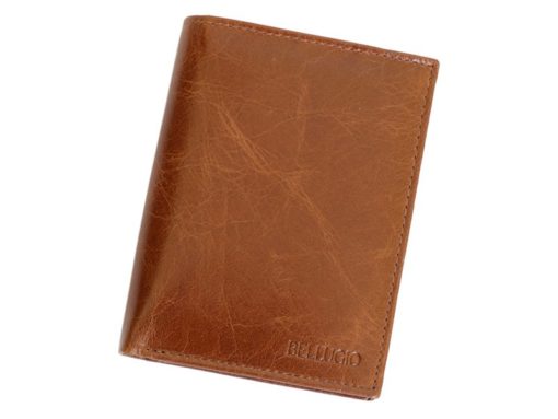 Bellugio Man Leather Wallet Brown-6612