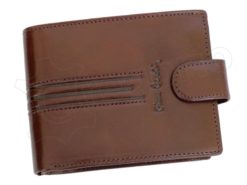 Pierre Cardin Man Leather Wallet Dark Brown-4884