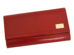 Paolo Bantacci Women Leather Wallet Red-4490