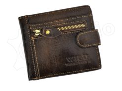 Wild Things Only Unique Leather Wallet Brown-4373