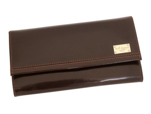 Paolo Bantacci Women Leather Wallet Black-4512