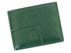 Gai Mattiolo Man Leather Wallet Small size Green-6290