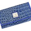 Pierre Cardin Women Leather Purse Blue-6079