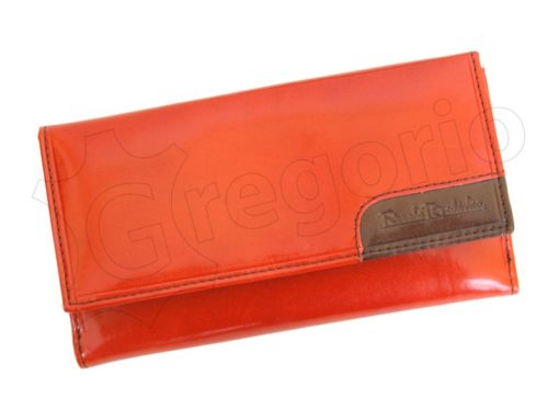Renato Balestra Leather Women Purse/Wallet Orange Dark Brown-5591