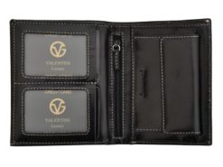 Leather Wallet Black Valentini Gino-4344