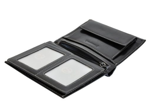 Leather Wallet Black Valentini Gino-4338