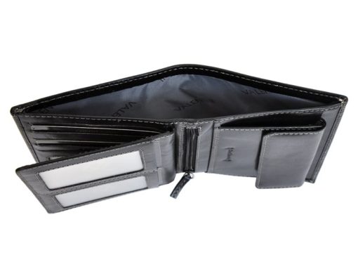 Leather Wallet Black Valentini Gino-4342