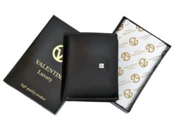 Leather Wallet Black Valentini Gino-4337
