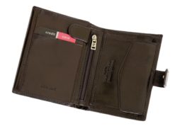 Pierre Cardin Man Leather Wallet Dark Brown-4913