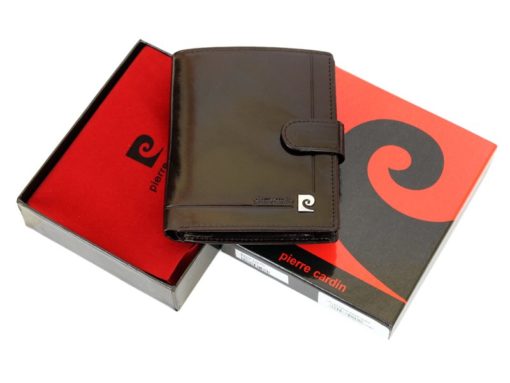 Pierre Cardin Man Leather Wallet Black-4964