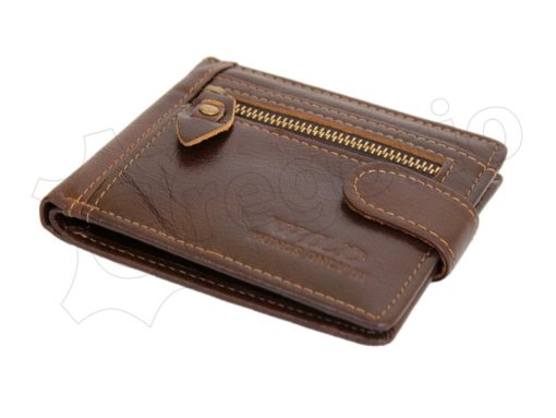 Wild Things Only Unique Leather Wallet Brown-4380