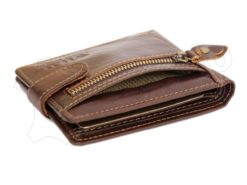 Wild Things Only Unique Leather Wallet Brown-4379