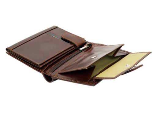 Gino Valentini Man Leather Wallet Brown-4530
