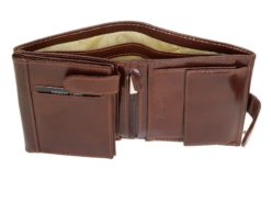 Gino Valentini Man Leather Wallet Brown-4527