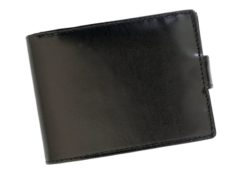 Gino Valentini Man Leather Wallet Black-6706