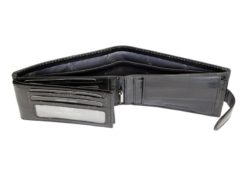 Gino Valentini Man Leather Wallet Black-6704