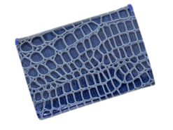 Pierre Cardin Women Leather Purse Medium Size Blue-6149