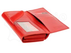 Pierre Cardin Women Leather Wallet/Purse Dark Red-6008