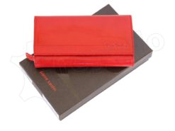 Pierre Cardin Women Leather Wallet/Purse Dark Red-6012