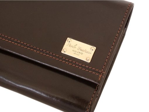 Paolo Bantacci Women Leather Wallet Black-4507