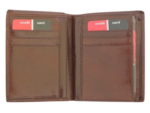 Pierre Cardin Man Leather Wallet Dark Brown-4936