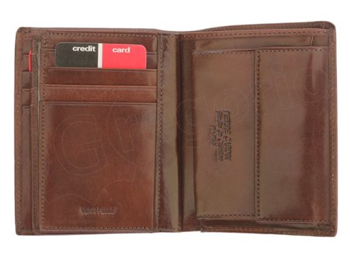 Pierre Cardin Man Leather Wallet Dark Brown-4939