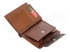 Pierre Cardin Man Leather Wallet Dark Brown-4931