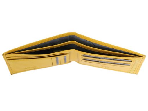 Gai Mattiolo Man Leather Wallet Yellow-6302