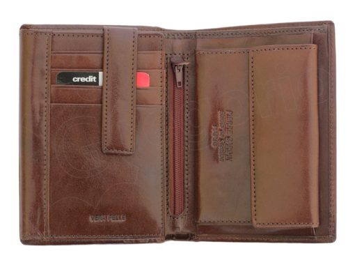 Pierre Cardin Man Leather Wallet Cognac-5001