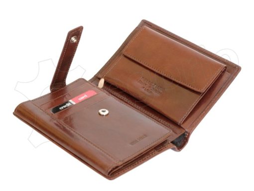 Pierre Cardin Man Leather Wallet Brown-4984