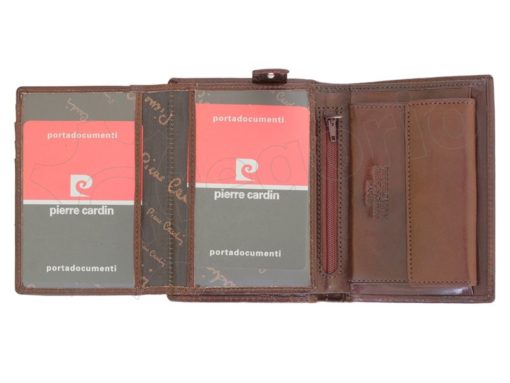 Pierre Cardin Man Leather Wallet Brown-4974