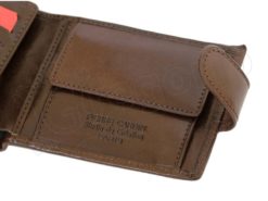 Pierre Cardin Man Leather Wallet Dark Brown-4806