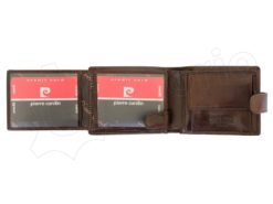 Pierre Cardin Man Leather Wallet Dark Brown-4797