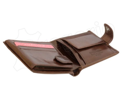 Pierre Cardin Man Leather Wallet Dark Brown-4801