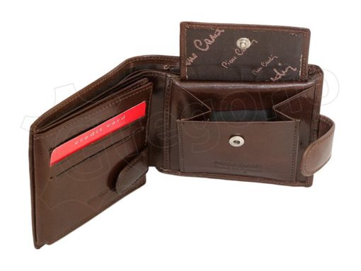 Pierre Cardin Man Leather Wallet Dark Brown-4798