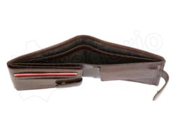 Pierre Cardin Man Leather Wallet Dark Brown-4793