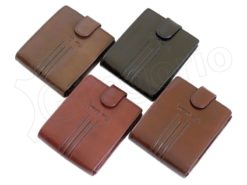 Pierre Cardin Man Leather Wallet Dark Black-4897