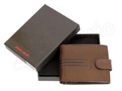 Pierre Cardin Man Leather Wallet Dark Brown-4802