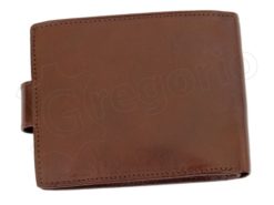 Pierre Cardin Man Wallet with Horse Dark Brown-5012