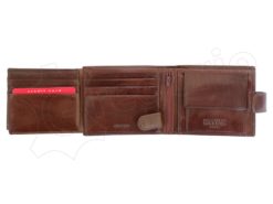 Pierre Cardin Man Leather Wallet with Horse Black-5065
