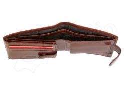 Pierre Cardin Man Leather Wallet with horse Brown-5199