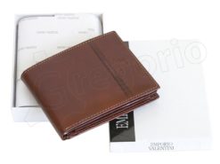 Emporio Valentini Man Leather Wallet Brown-4711